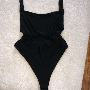PrettyLittleThing Black Backless Body suit
